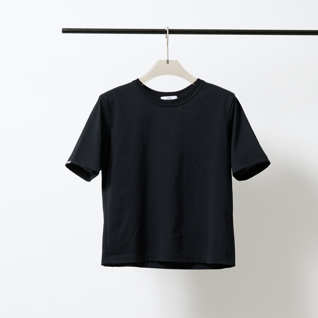 【Silverline・希望の光】袖刺繍コンパクトTシャツ