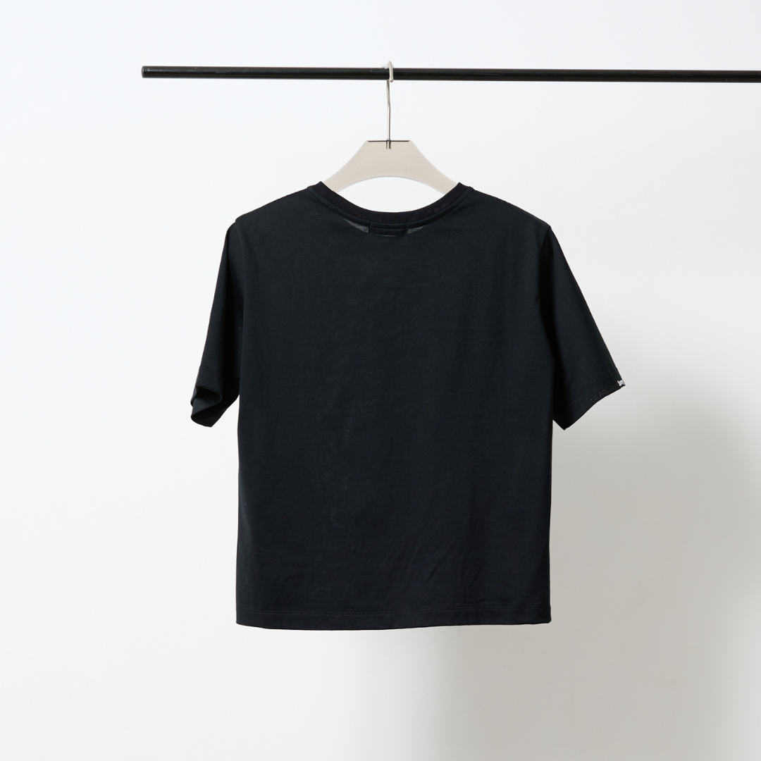 【Silverline・希望の光】袖刺繍コンパクトTシャツ