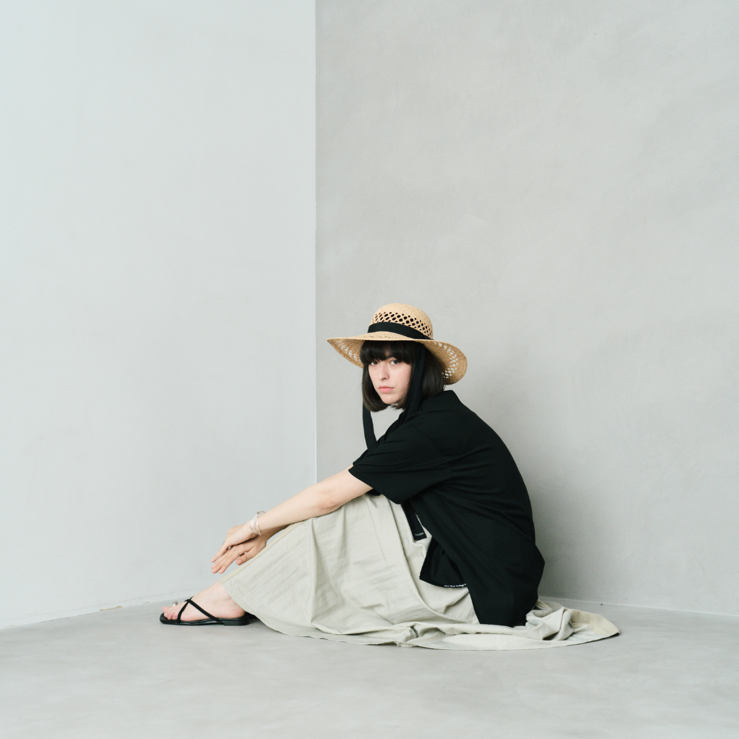【Unfold・花開く、広がる】ラフィア HAT Raffia Hat