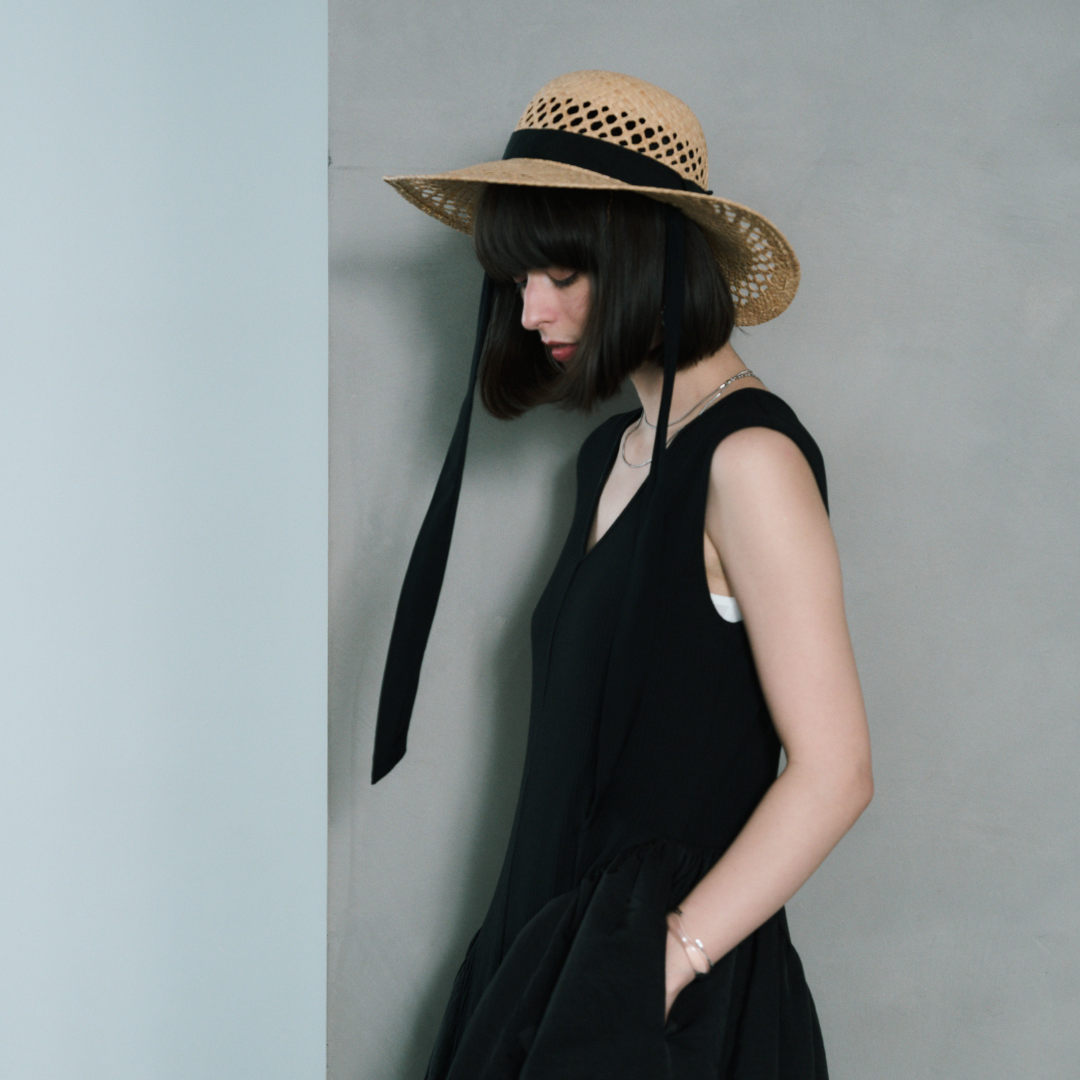 【Unfold・花開く、広がる】ラフィア HAT Raffia Hat