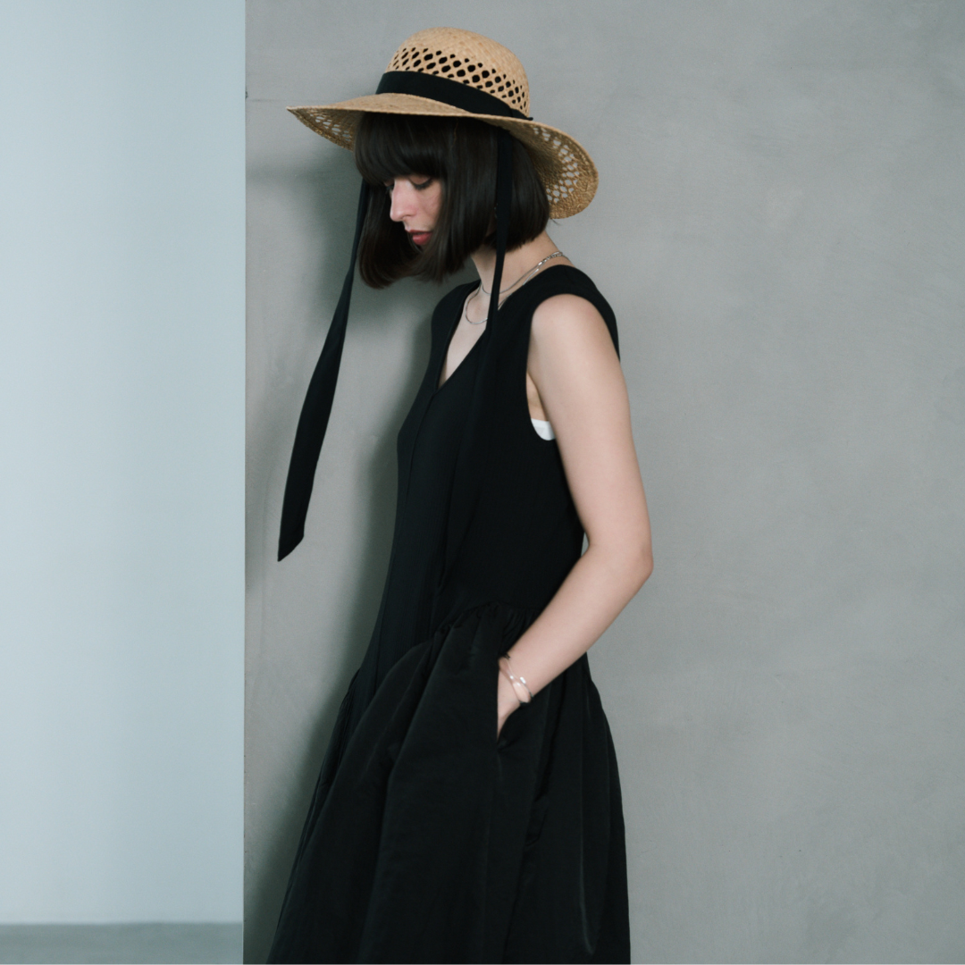【Lunaria・月のような 透明感のある輝き】ドッキングAライン 2wayワンピース