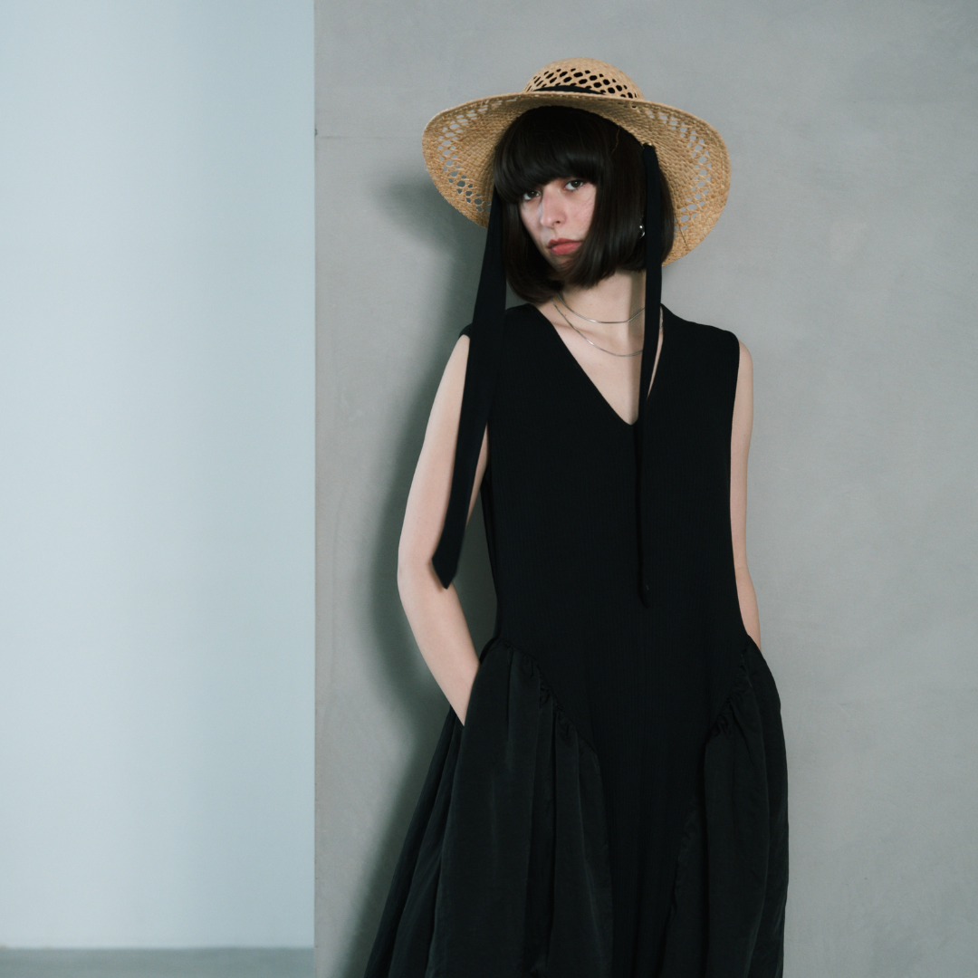 【Lunaria・月のような 透明感のある輝き】ドッキングAライン 2wayワンピース