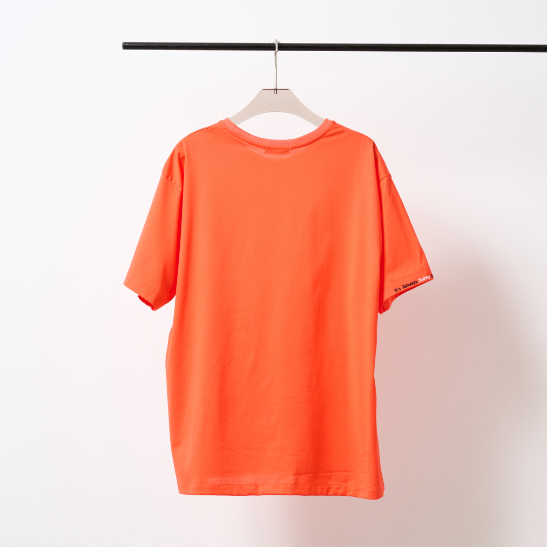 【Silverline・希望の光】袖刺繍オーバーサイズTシャツ