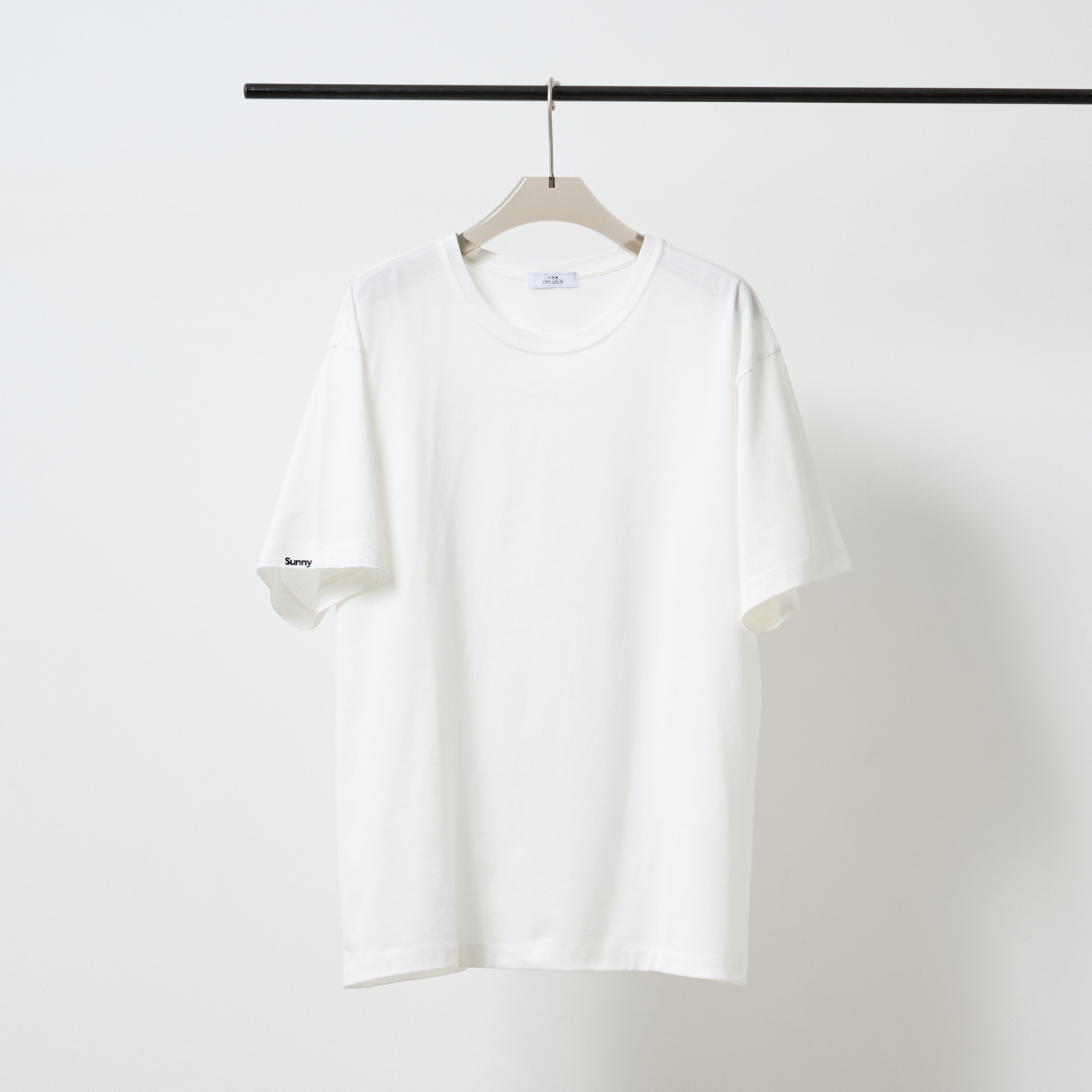 【Silverline・希望の光】袖刺繍オーバーサイズTシャツ