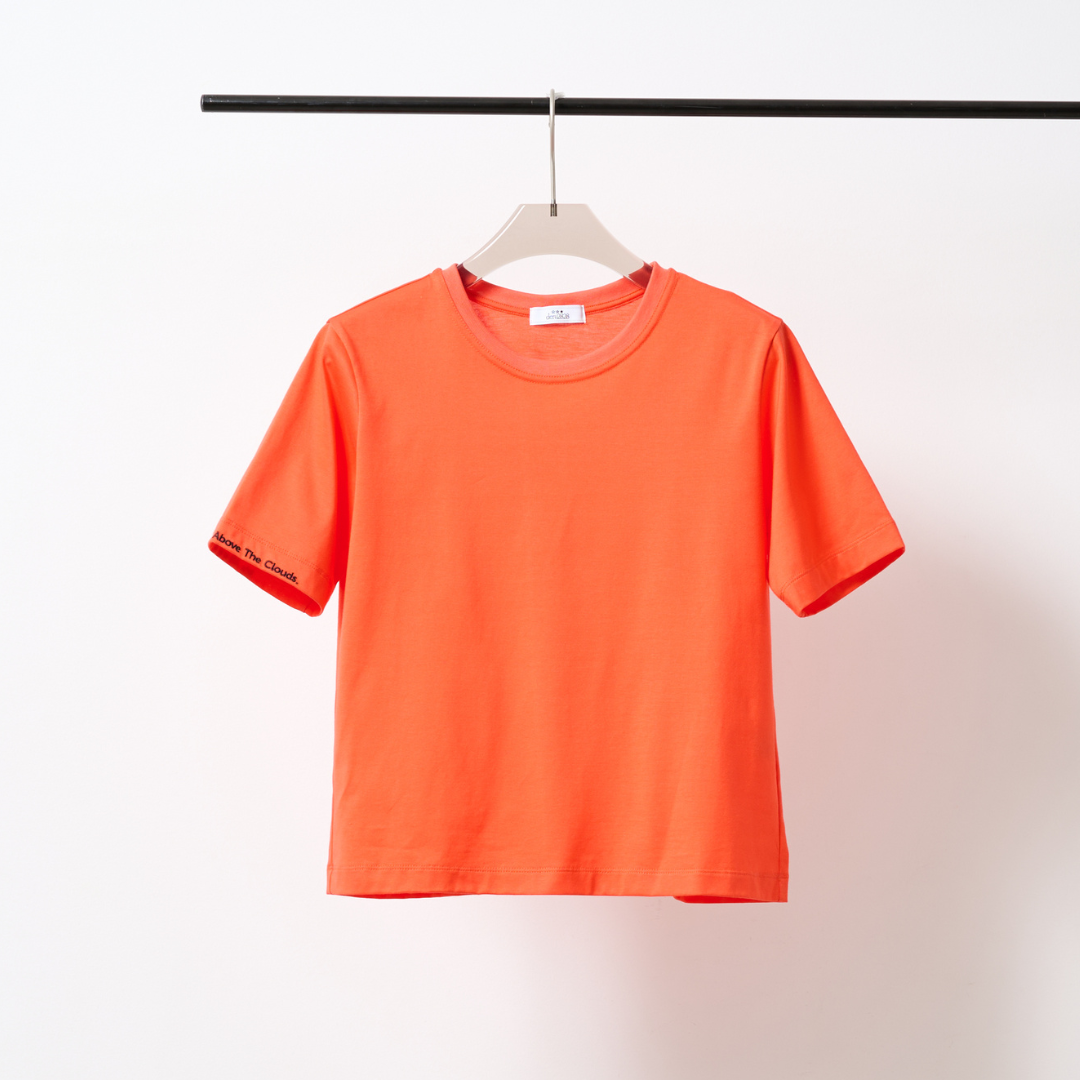 【Silverline・希望の光】袖刺繍コンパクトTシャツ