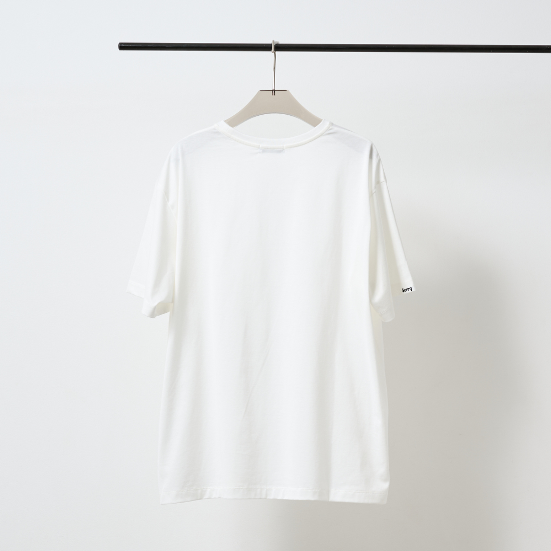【Silverline・希望の光】袖刺繍オーバーサイズTシャツ