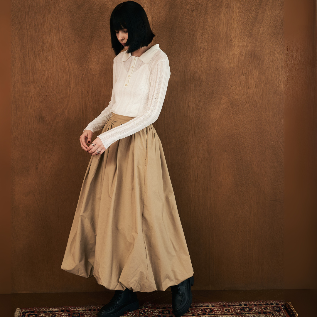 【Luminous Veil ・輝くベール】Balloon Skirt  バルーンスカート