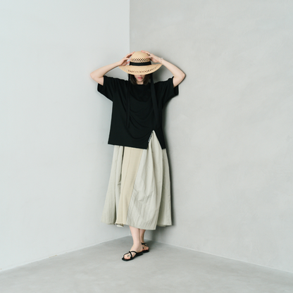 【  Pulse・鼓動】Slit T-Shirt スリットTシャツ