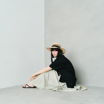 【Unfold・花開く、広がる】ラフィア HAT Raffia Hat