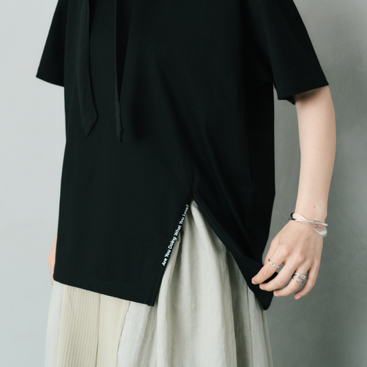 【  Pulse・鼓動】Slit T-Shirt スリットTシャツ
