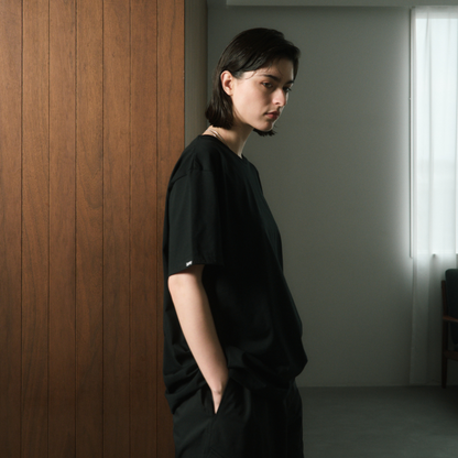 【Silverline・希望の光】袖刺繍オーバーサイズTシャツ