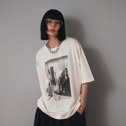 【Genesis・創造の始まり】 Oversized Photo Print Tee　オーバーサイズ フォトプリントT