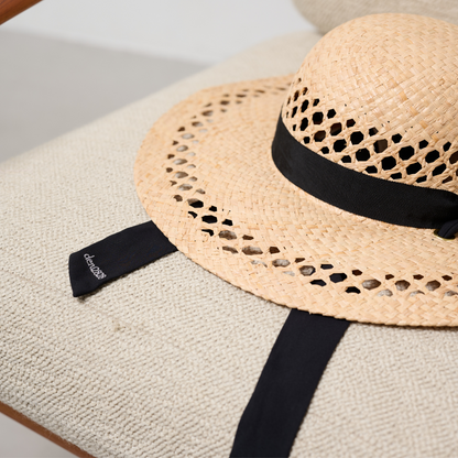 【Unfold・花開く、広がる】ラフィア HAT Raffia Hat