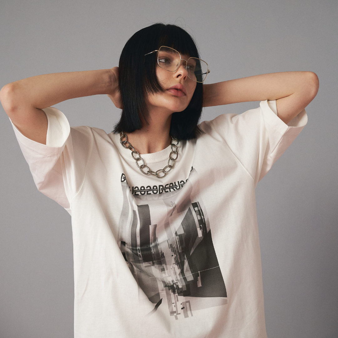 【Genesis・創造の始まり】 Oversized Photo Print Tee　オーバーサイズ フォトプリントT