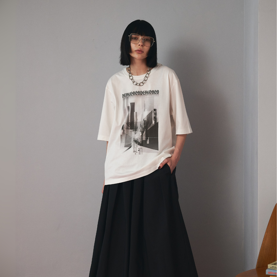 【Genesis・創造の始まり】 Oversized Photo Print Tee　オーバーサイズ フォトプリントT
